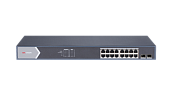 Comutator web Gigabit POE cu 16 porturi DS-3E1518P-E